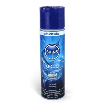 Skins, Skins Lube Aqua, Żel intymny na bazie wody, 130 ml - Skins