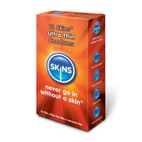 Skins, Skins Ultra Thin, Cienkie prezerwatywy, 12 szt. Skins