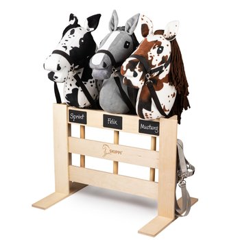 Skippi Padok dla Hobby Horse - stojak na trzy, dwa lub jednego hobby horse - Skippy