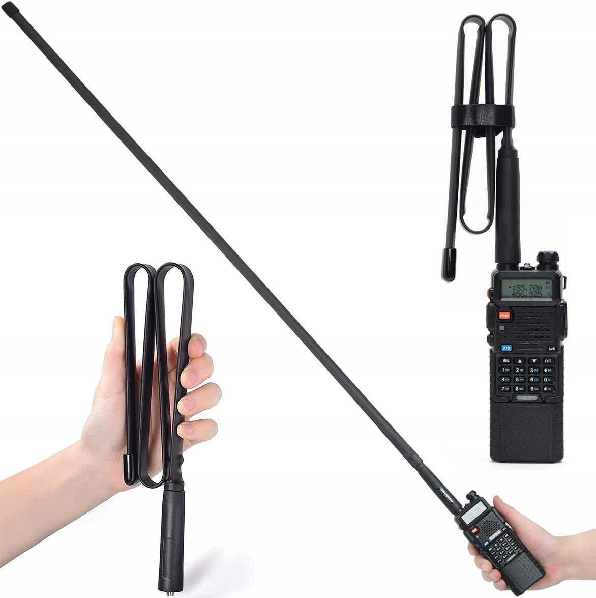 UT-106 Di Base Antenna UV ,SMA-femmina Vhf Antenna Auto Per - Foto 2