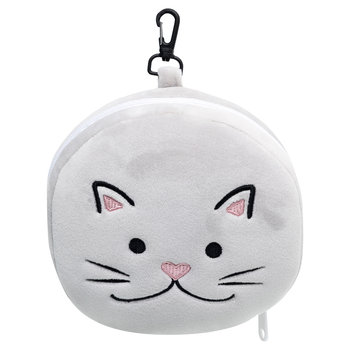 Składana Poduszka Podróżna, Purrrfect School, Kot, Biała - Empik