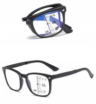 Składane okulary do czytania progresywne +1