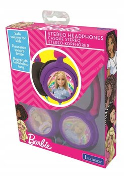 Składane Słuchawki Przewodowe Stereo Barbie Z Głośnością Bezpieczną Dla Dzieci Lexibook Hp010Bb - LexiBook