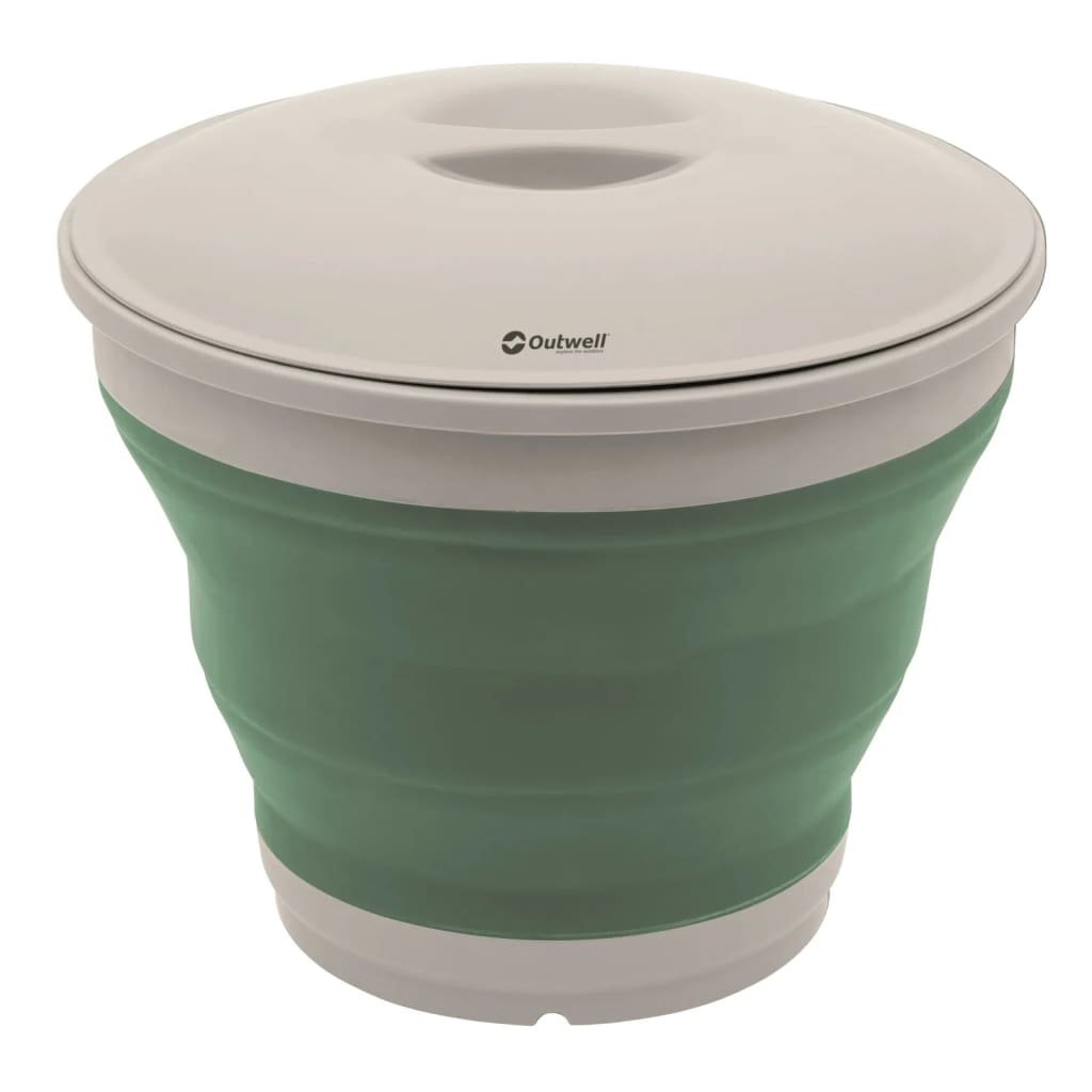 Outwell Collaps Ciotola Grande Pieghevole - Verde Lime, In Elastomero, Lavastoviglie, Per Campeggio E Viaggi