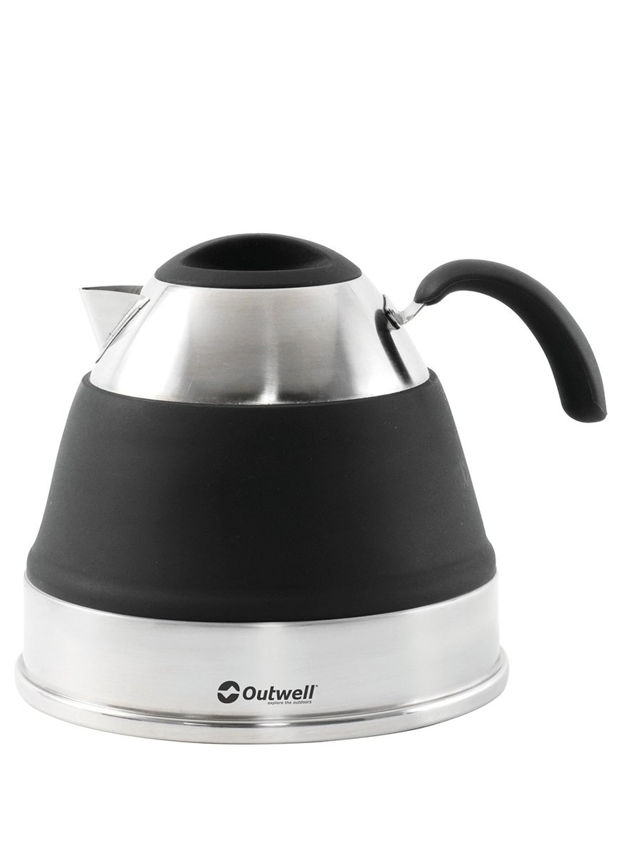 Bouilloire Pliable Outwell – 1,5 L, Sans BPA, Passe Au Feu Et Au Lave-vaisselle, Compacte (plié 4,5 X 16,5 Cm)