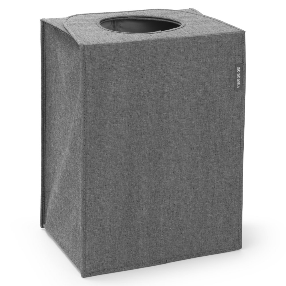 Składany kosz na bieliznę BRABANTIA, czarny, 55 l, 54x40,5x29,5 cm