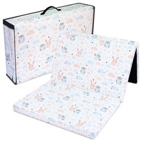 Składany materac podróżny do łóżeczka dziecięcego 60x120 cm – składany materac dla dzieci, materac gościnny składany, materac niemowlęcy, materac podłogowy, materac do spania i materac turystyczny 