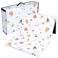 Składany materac podróżny do łóżeczka dziecięcego 60x120 cm – składany materac dla dzieci, materac gościnny składany, materac niemowlęcy, materac podłogowy, materac do spania i materac turystyczny 