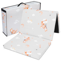 Składany materac podróżny do łóżeczka dziecięcego 60x120 cm – składany materac dla dzieci, materac gościnny składany, materac niemowlęcy, materac podłogowy, materac do spania i materac turystyczny 