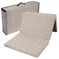 Składany materac podróżny do łóżeczka dziecięcego 60x120 cm – składany materac dla dzieci, materac gościnny składany, materac niemowlęcy, materac podłogowy, materac do spania i materac turystyczny