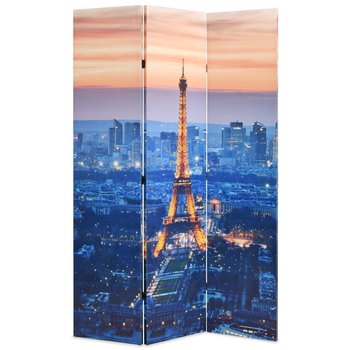 Składany parawan, 120x170 cm, motyw Paryża nocą - vidaXL