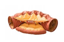 Składany Plac Zabaw Dla Kota Tunel Legowisko Bordowy