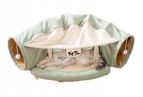 Składany Plac Zabaw Dla Kota Tunel Legowisko Miiętowy