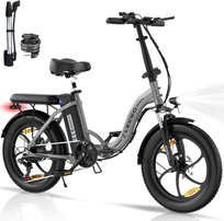 Składany rower elektryczny ELEKGO EG06S, 20"*3.0 Fat Tire, silnik 250 W, wymienny akumulator 36 V, 7 biegów