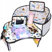 Składany stoliczek samochodowy organizer dla dzieci do zabawy i jedzenia