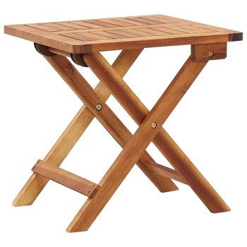 Składany stolik ogrodowy, 40x40x40 cm, lite drewno akacjowe - vidaXL
