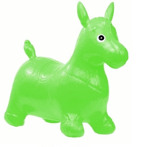 Zdjęcia - Zabawki do piaskownicy Skoczek gumowy koń zielony