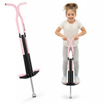 Skoczek sprężynowy typu POGO dla dzieci HyperMotion - kolor róźowy