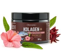 Skoczylas - KOLAGEN PREMIUM z łososia, kwas hialuronowy, glukozamina, chondroityna - 184 g Skoczylas