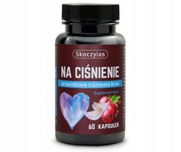 Skoczylas NA CIŚNIENIE : Głóg Potas Czosnek Aronia L-leucyna || 60caps