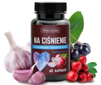 Skoczylas - NA CIŚNIENIE potas, aronia, L-leucyna - 60 kaps. Skoczylas