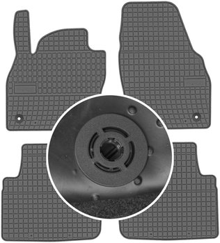 Skoda Kamiq CrossoVer od 2019r. Dywaniki gumowe FROGUM 410725 + mocowania MAX-DYWANIK - Frogum