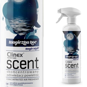 Skoncentrowany Odświeżacz Powietrza Rozpylany Na Powierzchnie Clinex Scent - Magiczna Noc 500Ml - Clinex