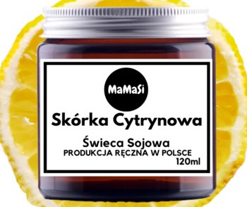 Skórka Cytrynowa Świeca Świeczka Sojowa Zapachowa Premium - Mamasi Candle