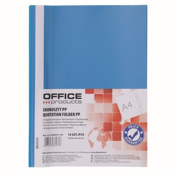 Skoroszyt OFFICE PRODUCTS, 120/180 mi, PP, niebieski - Office Products