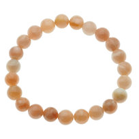 Skorulski Jewellery, Bransoletka 19 cm na gumce, Kamień Słoneczny kulki 8 mm Skorulski Jewellery