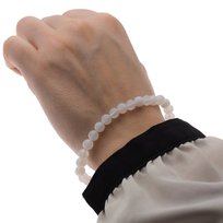 Skorulski Jewellery, Bransoletka 19cm, Akwamaryn kulki 6mm Skorulski Jewellery