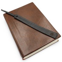 Skórzana Zakładka do Książki Czarna Wyjątkowy Design - Parker Quality