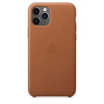 Skórzane etui APPLE do iPhone 11 Pro Max, naturalny brąz Apple