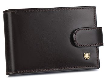 Skórzane etui na karty TW-02-RVT D.Brown - Rovicky