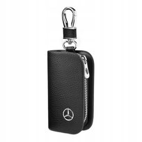 SKÓRZANE ETUI na klucze MERCEDES logo KLUCZYK samochodowy ELEGANCKI brelok Inna marka