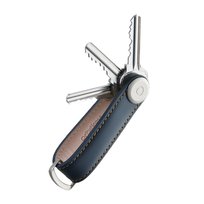 Skórzane etui organizer na klucze Orbitkey 2.0 Leather - navy/tan Orbitkey