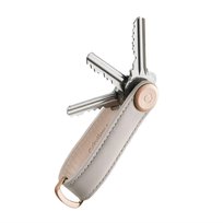 Skórzane etui organizer na klucze Orbitkey 2.0 Leather - stone/grey Orbitkey