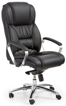 Skórzany fotel biurowy PROFEOS Tenar, czarny, 54x68xx125 cm - Profeos