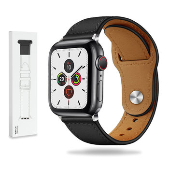 Skórzany pasek Apple Watch ( 38 / 40 / 41 MM ) czarny - GK PROTECTION