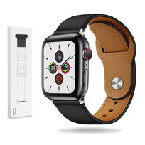 Skórzany Pasek Apple Watch (42 / 44 / 45 / 49 mm) czarny