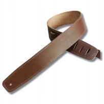 Skórzany pasek do gitary Vintage Classic, brązowy pas gitarowy ze skóry