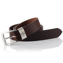Skórzany pasek męski Pierre Cardin 70007 - Brązowy ciemny 105 cm Pierre Cardin