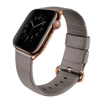 Skórzany pasek UNIQ Mondain Apple Watch Series 4 40MM, Genuine Leather, beżowy - UNIQ