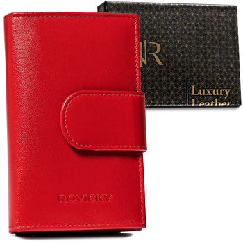Kolorowy portfel damski Rovicky N610-L-RCN BLUE OFWH - 45909