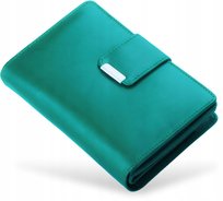 Skórzany portfel damski miękka portmonetka kolory skóra naturalna pojemny