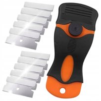 SKROBAK PŁYTY INDUKCYJNEJ SZYB CERAMICZNYCH KUCHENKI SZKŁA SZYB OKIEN+10os