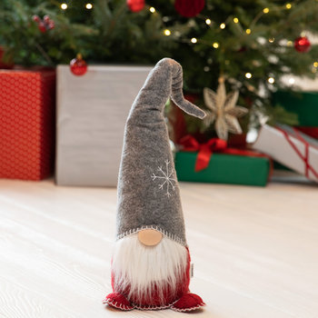 Skrzat świąteczny NICK krasnal z czapką 73 cm - Homla