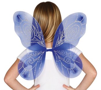 Skrzydełka Motylka - niebieskie - Guirca