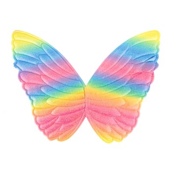 Skrzydełka Tęczowe Kolorowe Motylek Wróżka 35Cm - Inna marka