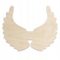 Skrzydła 10SZT Scrapki do Albumu Kartek Komunijnych na Stół Świąteczny BOHO